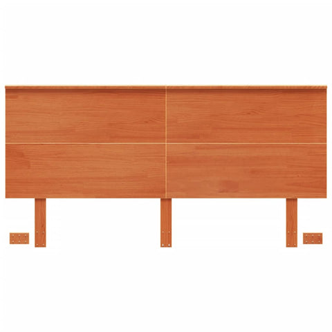 vidaXL Headboard Wax Brown 160 cm Solid Wood Pine