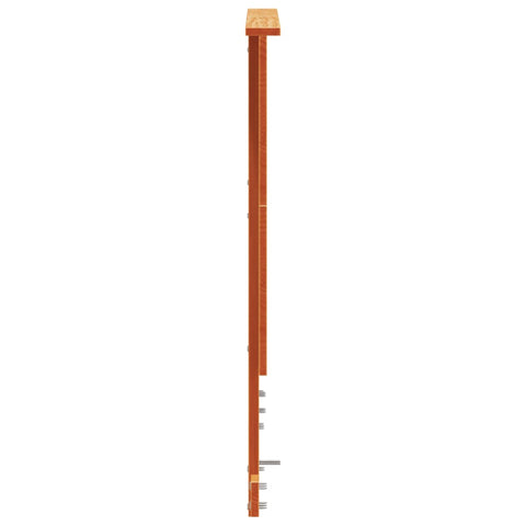 vidaXL Headboard Wax Brown 160 cm Solid Wood Pine