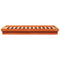 vidaXL LED Bed Frame without Mattress Wax Brown 200x200 cm Solid Wood