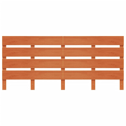 vidaXL Headboard Wax Brown 135 cm Solid Wood Pine