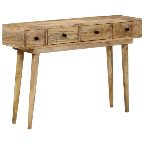 vidaXL Console Table 110x30x75 cm Solid Wood Mango