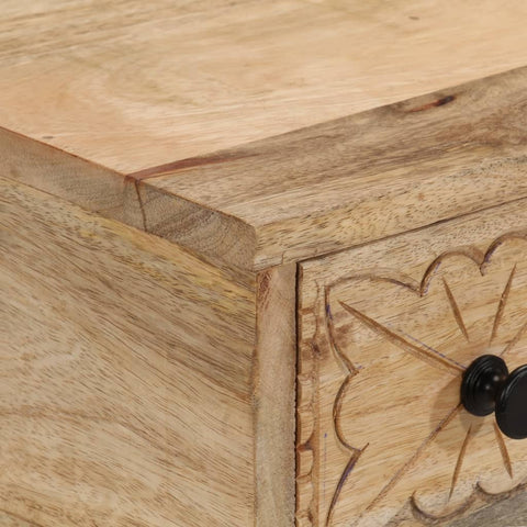 vidaXL Console Table 110x30x75 cm Solid Wood Mango