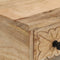 vidaXL Console Table 110x30x75 cm Solid Wood Mango