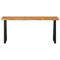 vidaXL Bench with Live Edge 105 cm Solid Wood Acacia