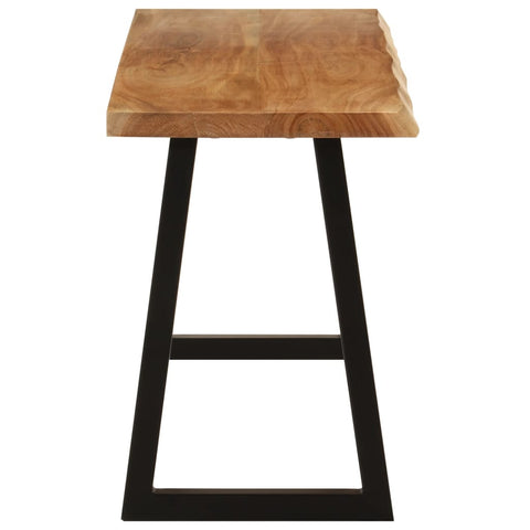vidaXL Bench with Live Edge 105 cm Solid Wood Acacia