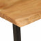 vidaXL Bench with Live Edge 105 cm Solid Wood Acacia