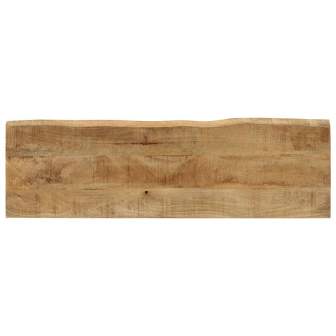 vidaXL Bench with Live Edge 105 cm Solid Wood Mango