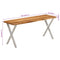 vidaXL Bench with Live Edge 105 cm Solid Wood Acacia