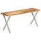 vidaXL Bench with Live Edge 105 cm Solid Wood Acacia