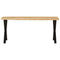 vidaXL Bench with Live Edge 105 cm Solid Wood Mango