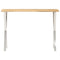 vidaXL Console Table with Live Edge 105x33x76 cm Solid Wood Mango