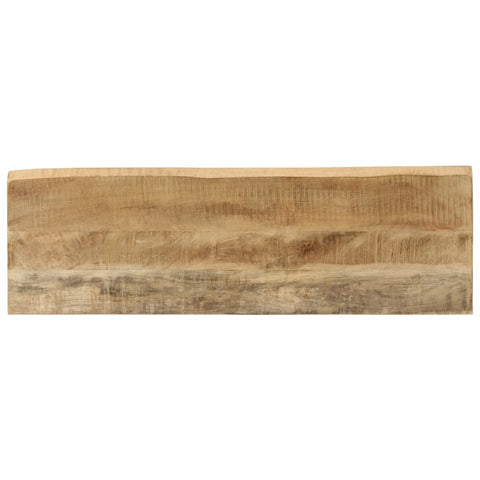 vidaXL Console Table with Live Edge 105x33x76 cm Solid Wood Mango