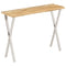 vidaXL Console Table with Live Edge 105x33x76 cm Solid Wood Mango