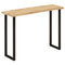 vidaXL Console Table with Live Edge 105x33x76 cm Solid Wood Mango