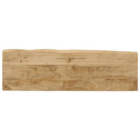 vidaXL Console Table with Live Edge 105x33x76 cm Solid Wood Mango