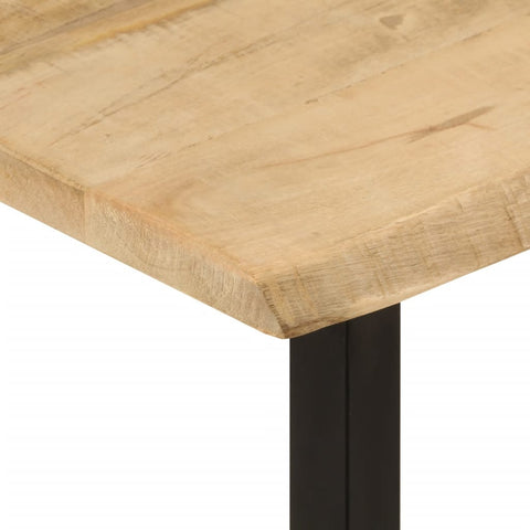 vidaXL Console Table with Live Edge 105x33x76 cm Solid Wood Mango