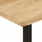 vidaXL Console Table with Live Edge 105x33x76 cm Solid Wood Mango