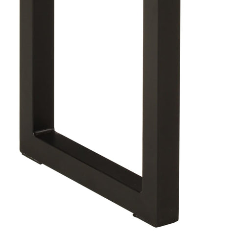 vidaXL Console Table with Live Edge 105x33x76 cm Solid Wood Mango