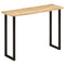 vidaXL Console Table with Live Edge 105x33x76 cm Solid Wood Mango