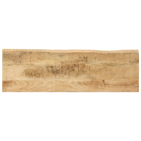 vidaXL Console Table with Live Edge 105x33x76 cm Solid Wood Mango