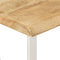 vidaXL Console Table with Live Edge 105x33x76 cm Solid Wood Mango