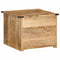 vidaXL Coffee Table with Drawers 50x50x40 cm Solid Wood Mango