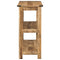 vidaXL Console Table 100x35x75 cm Solid Wood Mango