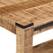 vidaXL Console Table 100x35x75 cm Solid Wood Mango
