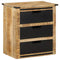 vidaXL Sideboard with 3 Drawers 55x35x60 cm Solid Wood Mango