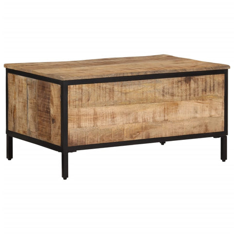 vidaXL Coffee Table 80x50x40 cm Solid Rough Wood Mango