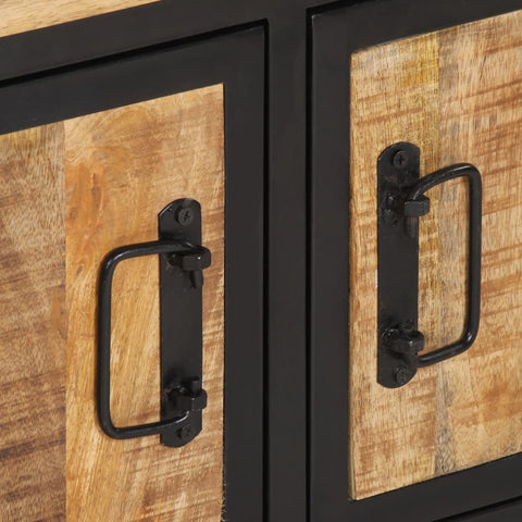 vidaXL Coffee Table 80x50x40 cm Solid Rough Wood Mango