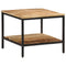 vidaXL Coffee Table 55x55x45 cm Solid Rough Wood Mango