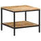 vidaXL Coffee Table 55x55x45 cm Solid Rough Wood Mango