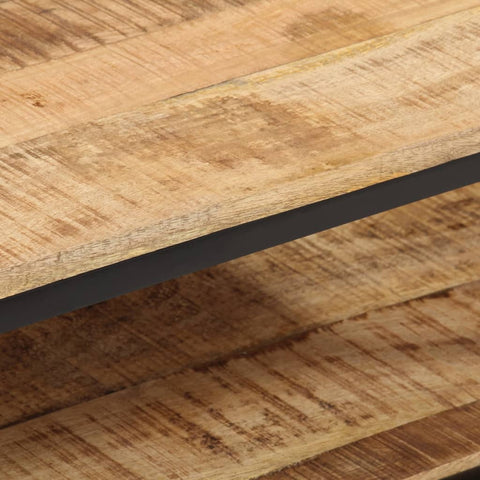 vidaXL Coffee Table 100x50x35 cm Solid Rough Wood Mango