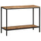 vidaXL Console Table 100x35x70 cm Solid Rough Wood Mango