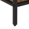 vidaXL Console Table 100x35x70 cm Solid Rough Wood Mango