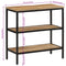 vidaXL Console Table 70x35x70 cm Solid Rough Wood Mango