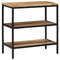 vidaXL Console Table 70x35x70 cm Solid Rough Wood Mango