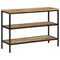 vidaXL Console Table 100x35x70 cm Solid Rough Wood Mango