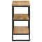 vidaXL Console Table 70x35x70 cm Solid Rough Wood Mango