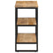 vidaXL Console Table 100x35x70 cm Solid Rough Wood Mango
