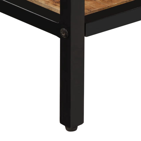 vidaXL Console Table 70x35x70 cm Solid Rough Wood Mango