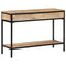 vidaXL Console Table 100x35x70 cm Solid Rough Wood Mango