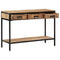 vidaXL Console Table 100x35x70 cm Solid Rough Wood Mango