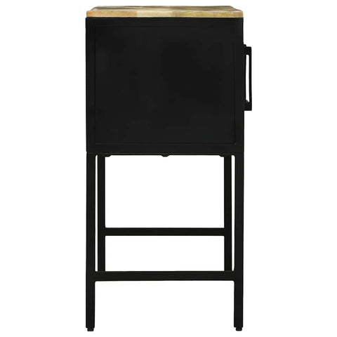 vidaXL Console Table with Door Brown 100 x 35 x 70 cm Solid mango wood