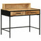 vidaXL Console Table 100x55x75 cm Solid Rough Wood Mango