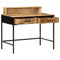 vidaXL Console Table 100x55x75 cm Solid Rough Wood Mango