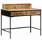 vidaXL Console Table 100x55x75 cm Solid Rough Wood Mango