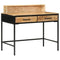 vidaXL Console Table 100x55x75 cm Solid Rough Wood Mango