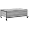 vidaXL Coffee Table with Wheels Grey Sonoma 91x55x34 cm Engineered Wood